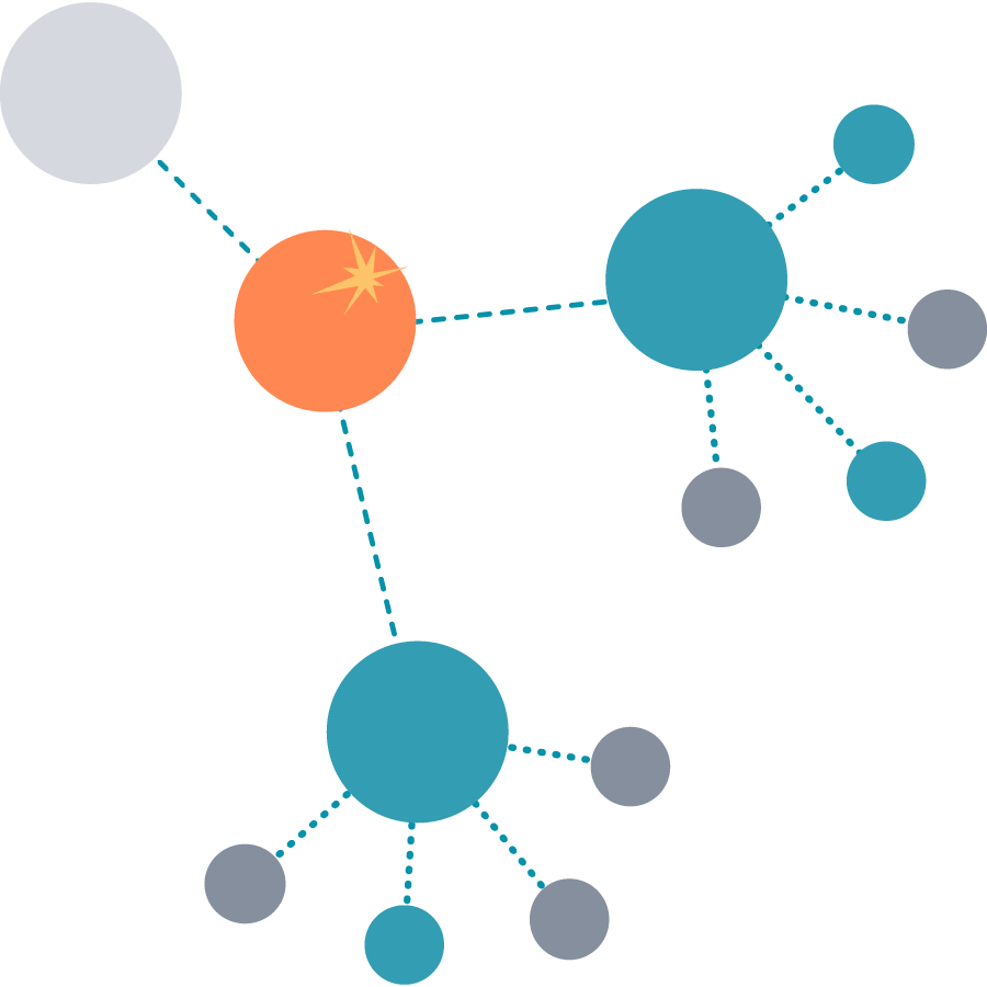 Building network illustration